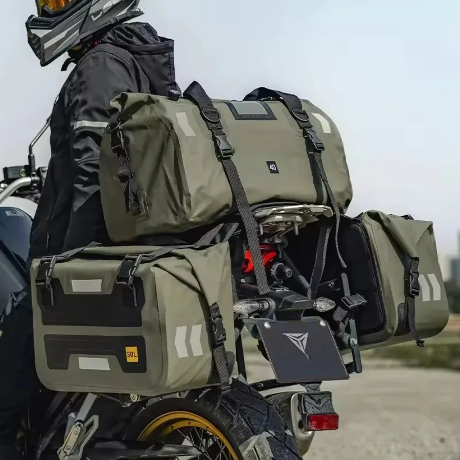 

Мотоциклетные сумки MOTOWOLF, водонепроницаемые, для активного отдыха, большой вместимости, багажные сумки для мотоциклов