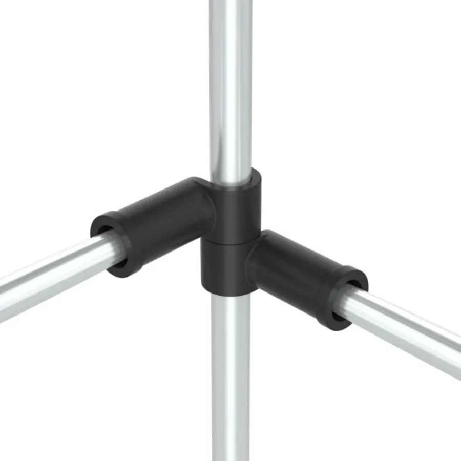 

Grow Tent Durable Side Support Pole Sturdy Metal Replaceable Bracket Accessories High CFM Kit for 5x5 Indoor Tents