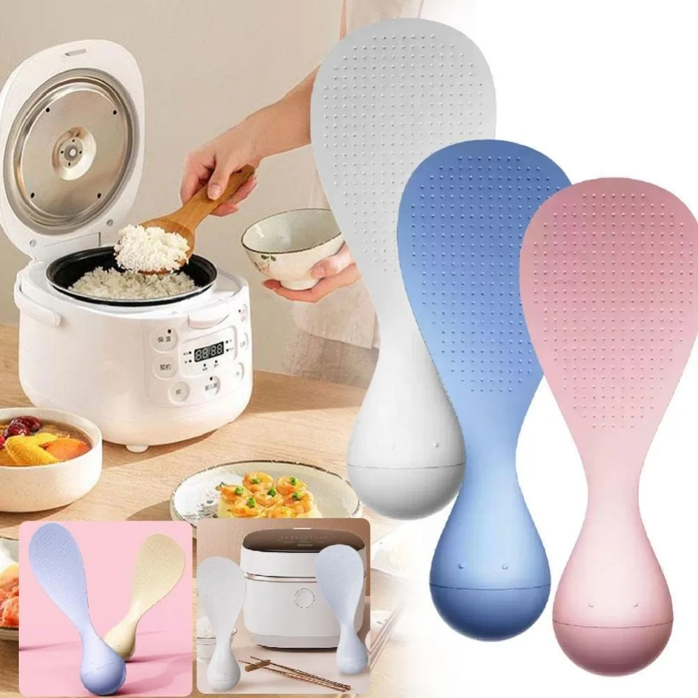

Household Tumbler Anti-Stick Rice Spoon Thickened Durable Rice Shovel Easy to Clean Standing Tumbler Rice Spoon Kitchen Tools