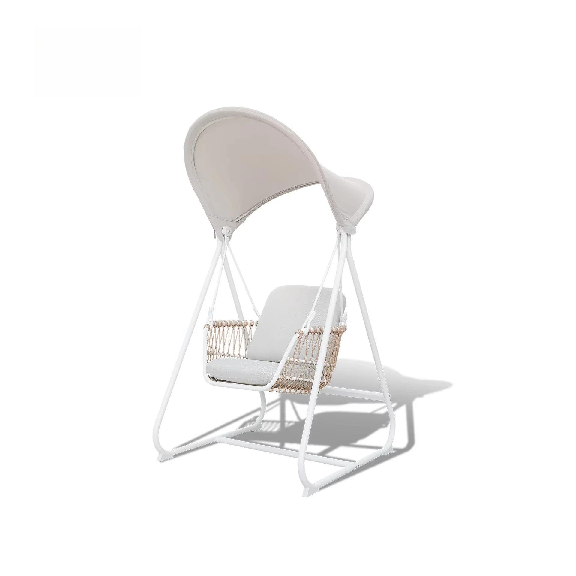 

High Quality Modern Outdoor Furniture Metal Stand Garden Rattan Patio Swings With Canopy
