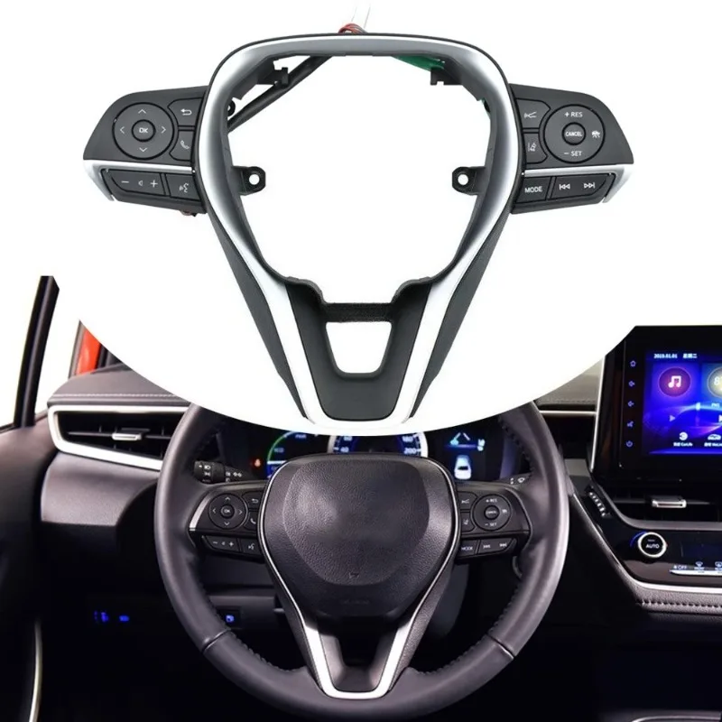 

Car Steering Wheel Buttons Cruise Switch Applicable for Toyota Levin Corolla RAV4 19-21 Steering Wheel Cruises Control Button