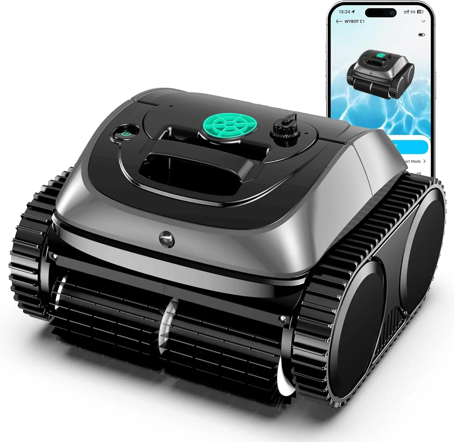 

BRAND NEW (2025 New) WYBOT C1 Cordless Pool Vacuum, Wall & Waterline Cleaning, Pool Cleaner Robot with Smart Route Planning, 150