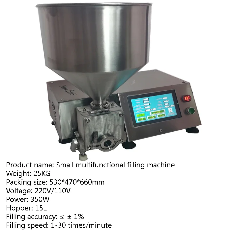 

PBOBP New Cream Machine Filling Decorating Cakes Machine Cream Multiple Molds Puff Filling Machine