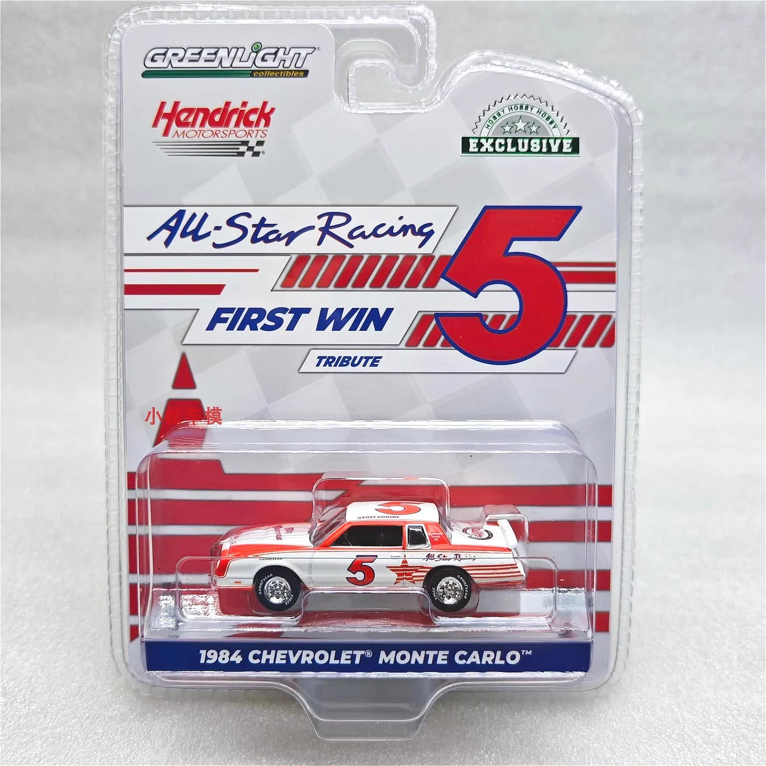 

GreenLight 1:64 1984 Monte Carlo - All-Star Racing (Hantry Team) #5 Diecast Alloy Car Model Collectible Gift