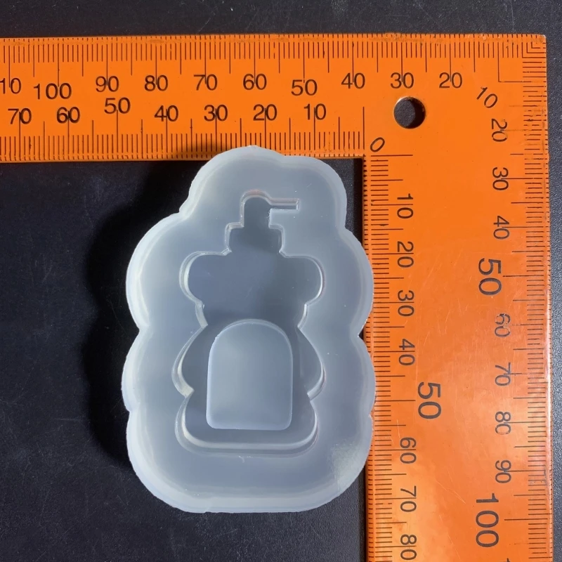 Silicone Resin Mold Sanitizer Bottle Epoxy Casting Mold for Jewelry Making,Craft DIY,Pendant,Keychain Ornament