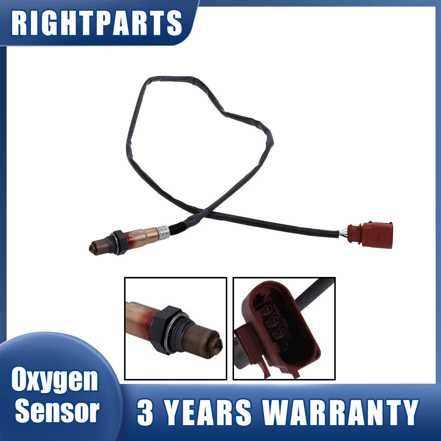 RIGHTPARTS Lambda O2 Sensor Oxygen Sensor 06G906262C 0258010055 For AUDI VW SEAT SKODA A3 Sportback A4 Auto Tool Accessories