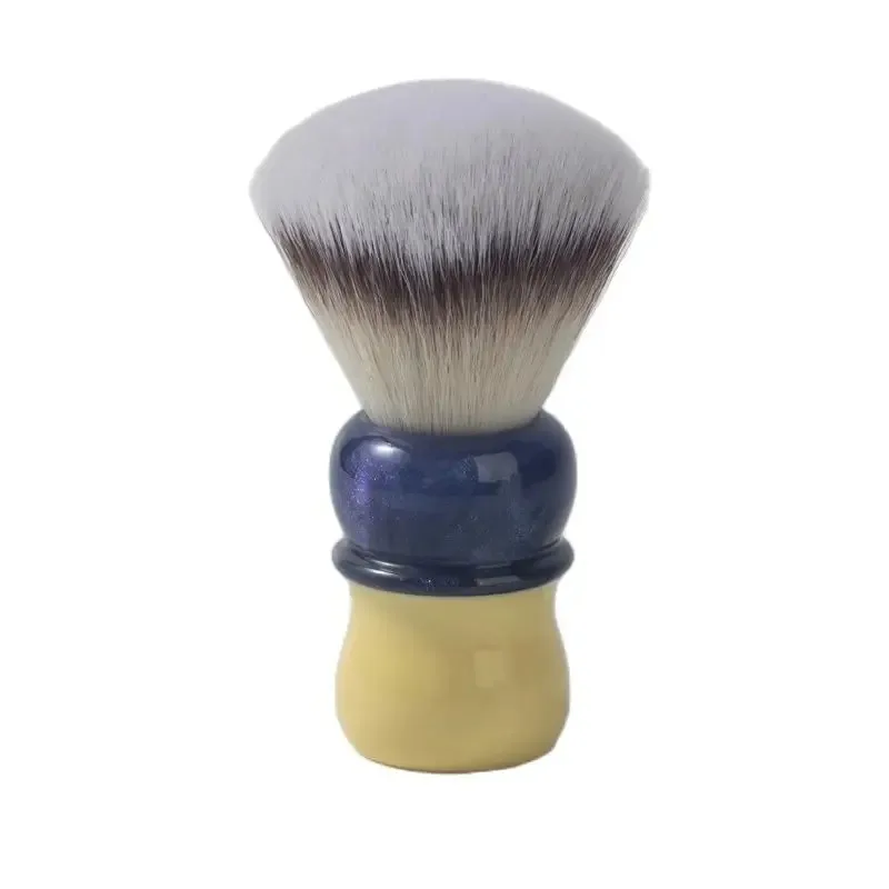 2026 YAQI Minimalism Comfortable Shaving Experience Bingcha ( Iced tea) Hi-Res Knot Synthetic Hair Mens Wet Shaving Brush