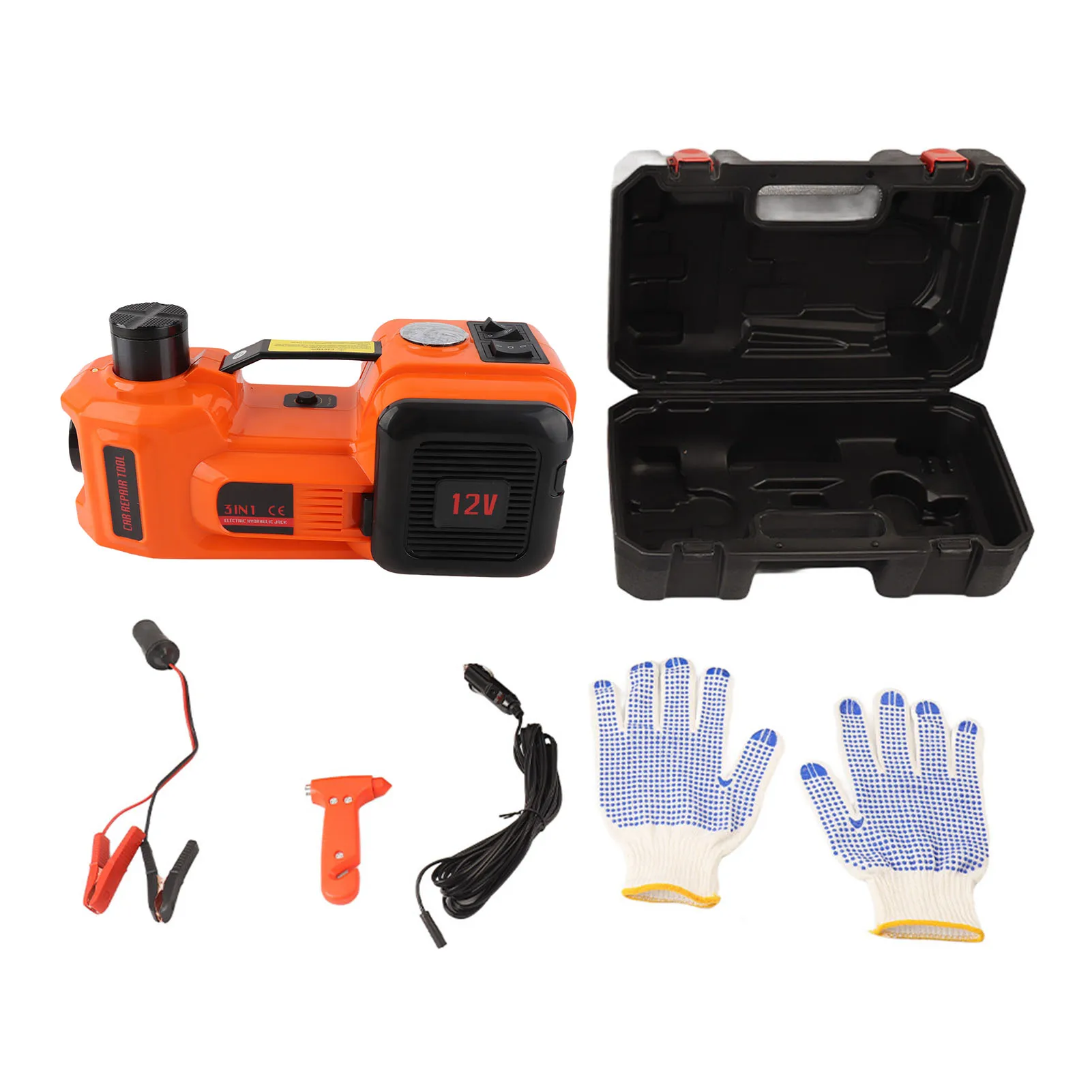 

Hydraulic Jack 5Ton 12V Automotive Car Electric Hydraulic Floor Jack Garage and Emergency Equipment Auto Jack Jack