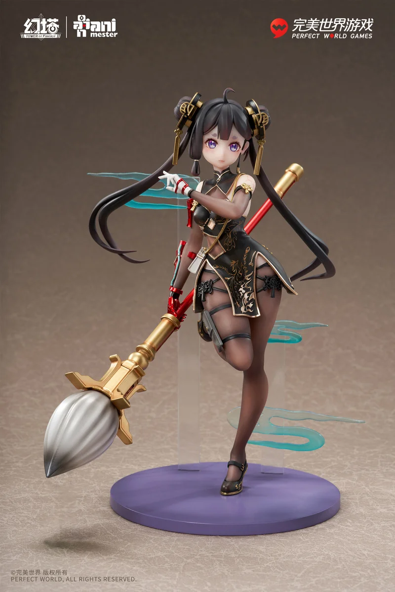 AniMester-torre de fantasía Original Liuhuo Mochi, limpieza 1/7, figuras de animación, juguetes de colección, modelo de juguete