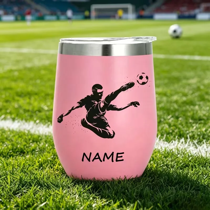 Sports Equipment And Names - Custom Name Football Player Print Insulated