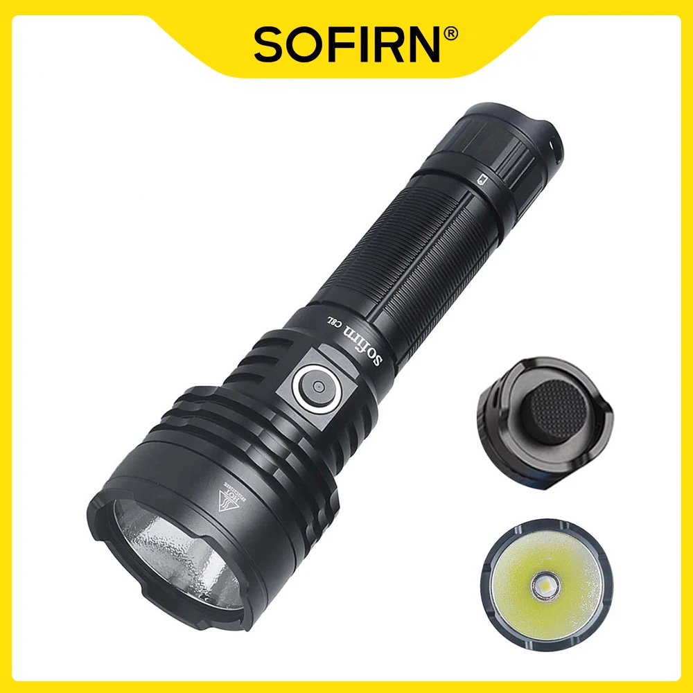 Sofirn-C8L 21700 Flashlight Powerful Tactical 3100lm  XHP50D HI LED Torch EDC Type C Rechargeable Hunting Lantern