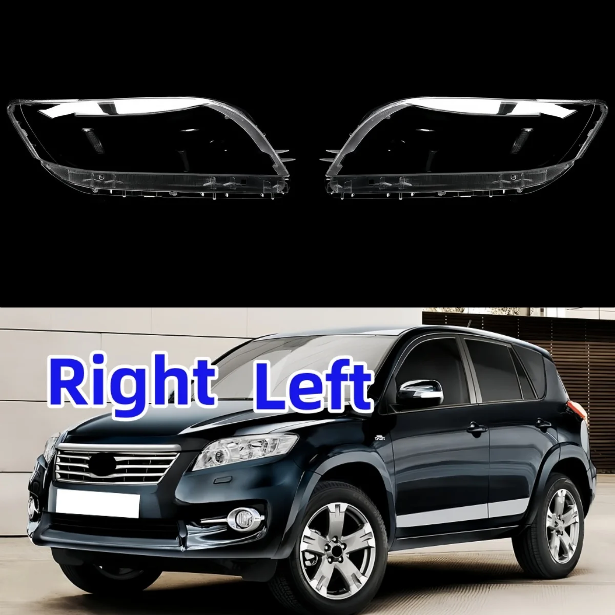 

Для Toyota Vanguard 2007-2013: Аксессуары для автомобиля, крышка-плафон фары, замена оригинальной линзы