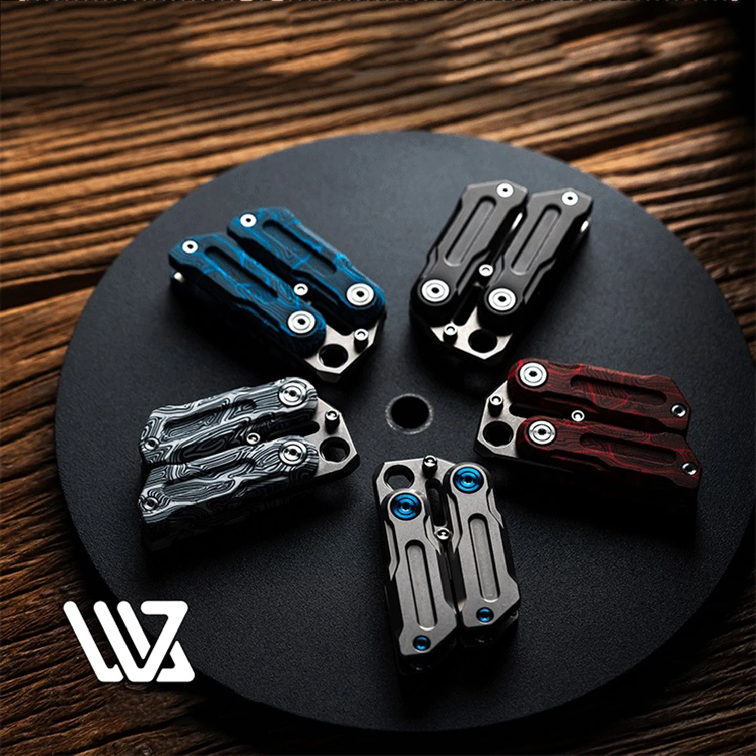 WANWU EDC Titanium alloy TC21 Utility Knife Outdoor Multifunctional Tool Bottle Opener Metal Prybar