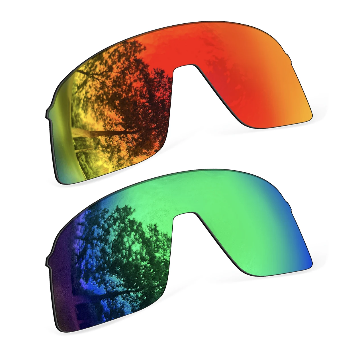 

2 Pieces Polarized Replacement Lenses for Oakley Sutro Lite Asian Fit OO9463A Sunglasses – Multiple Color Options