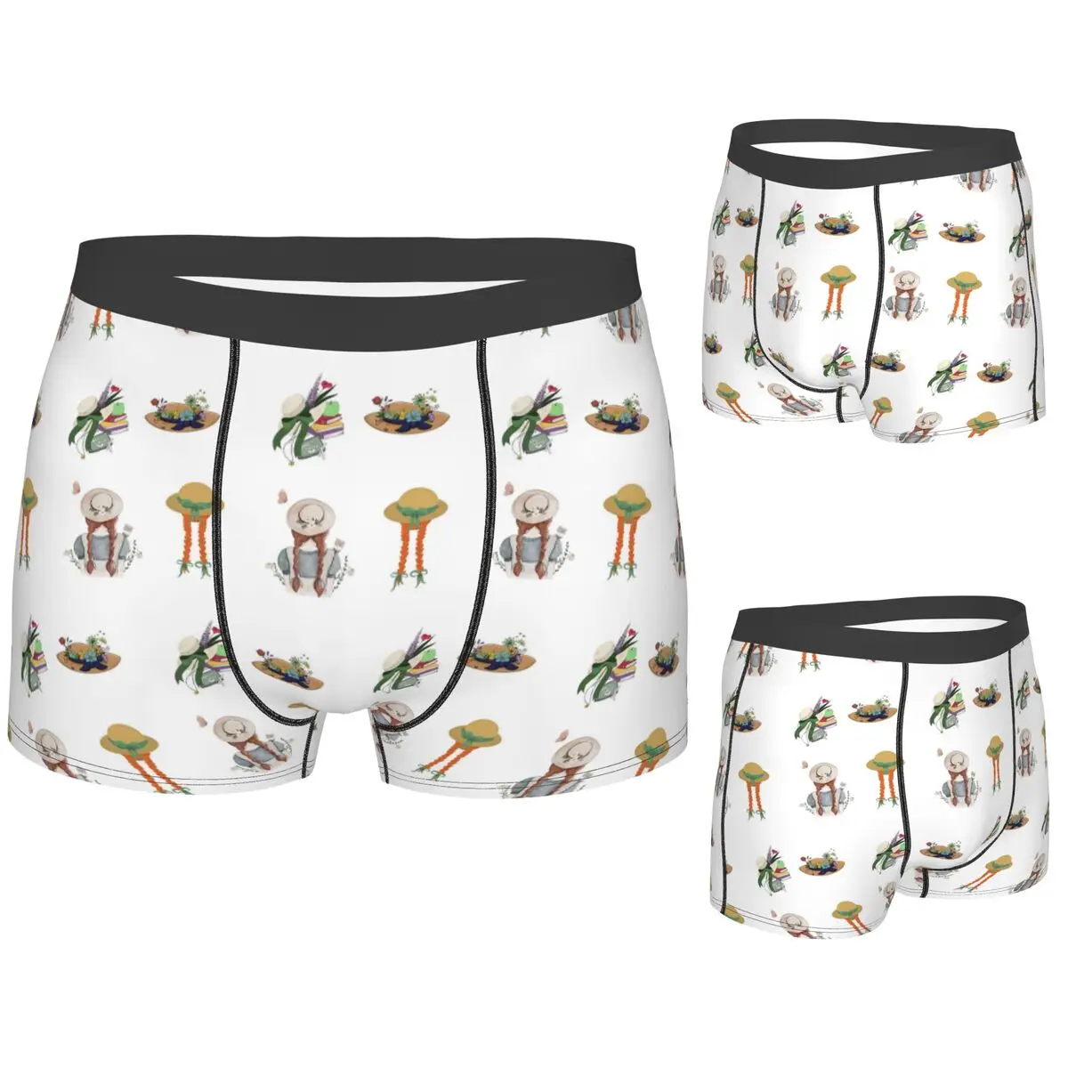 

Boxer Underpants Shorts Anne Of Green Gables Panties Men's Comfortable Underwear for Homme Man Boyfriend Gift