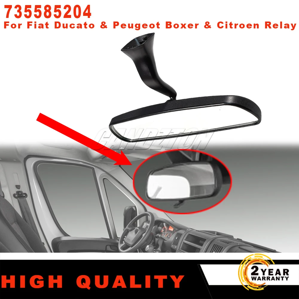 

735585204 New interior mirror replacement For Fiat Ducato & Peugeot Boxer & Citroen Relay car Interior Rearview Mirror