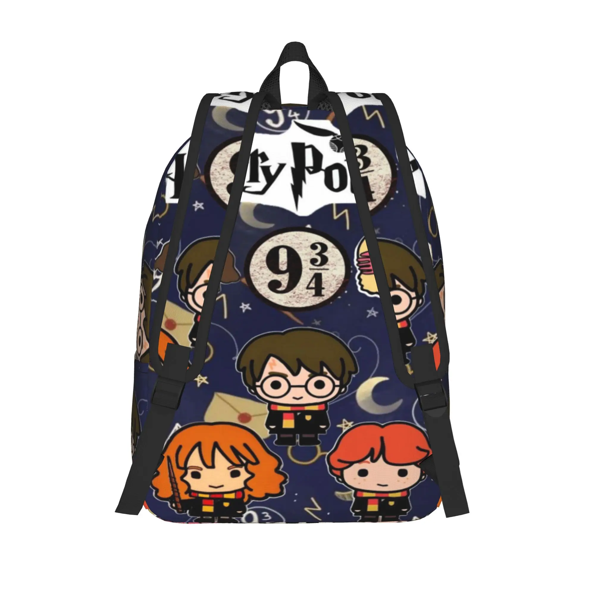 H-HP-P Harrys potters magic Backpack for Men Women Cool Student Hiking Travel Daypack  College Shoulder Bag with Pocket view 3
