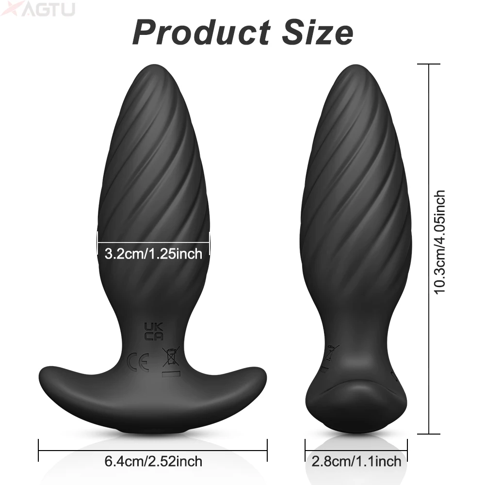 APP Bluetooth Anal Plug Vibrator untuk pria Gay Butt Plug pria pemijat prostat Masturbator barang dewasa mainan seks erotis untuk wanita