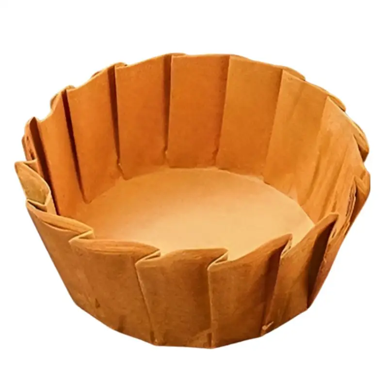 A20F-Round Air Fryer Cake Paper Liners, 100 Pcs Non-Stick Baking Paper For Basque Cake