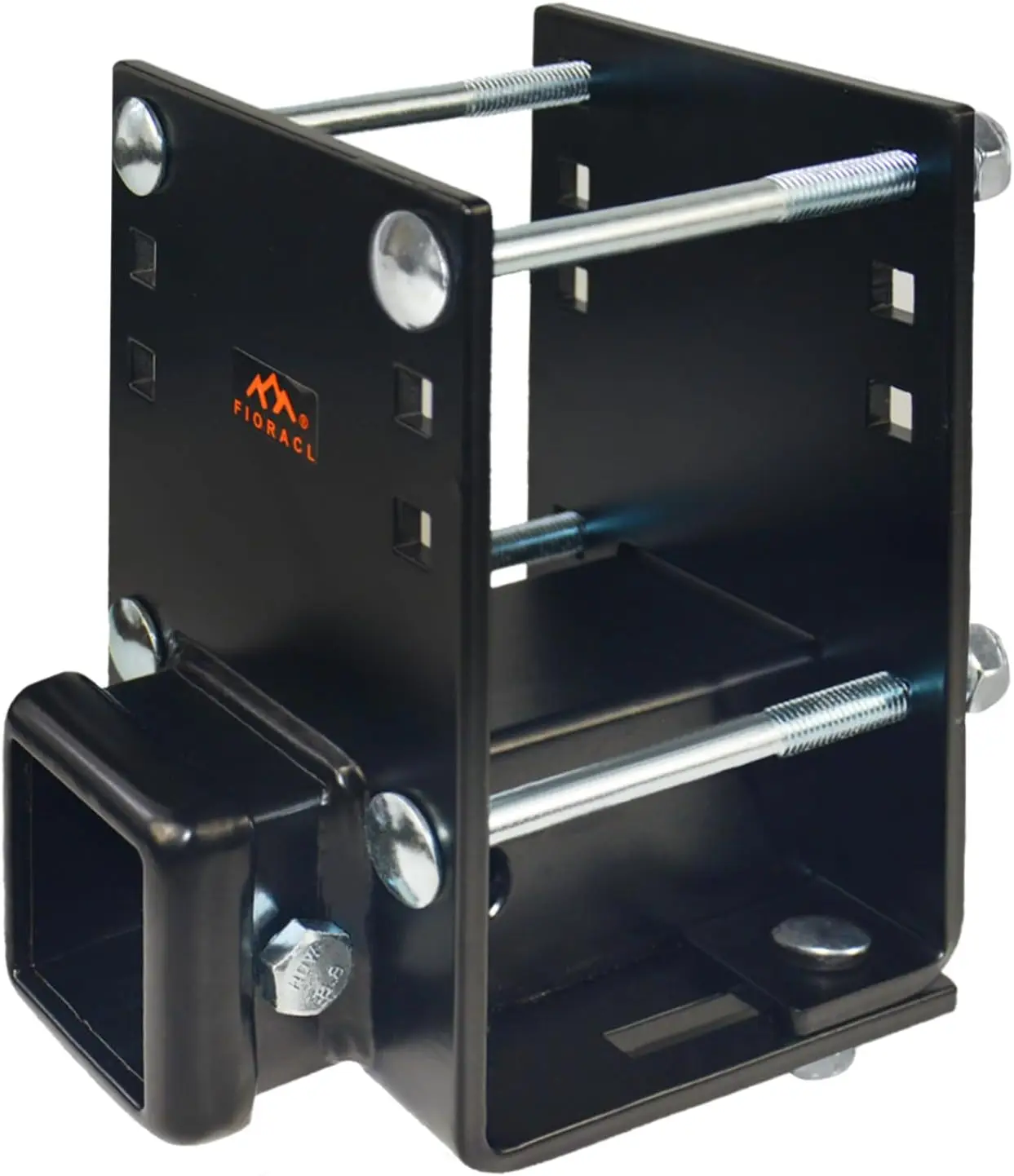 

RV Bumper Hitch Receiver 2' Adapter, Fits 2.5' to 4' Beams, Trailer Hitch for Cargo Carrier & Bike Racks