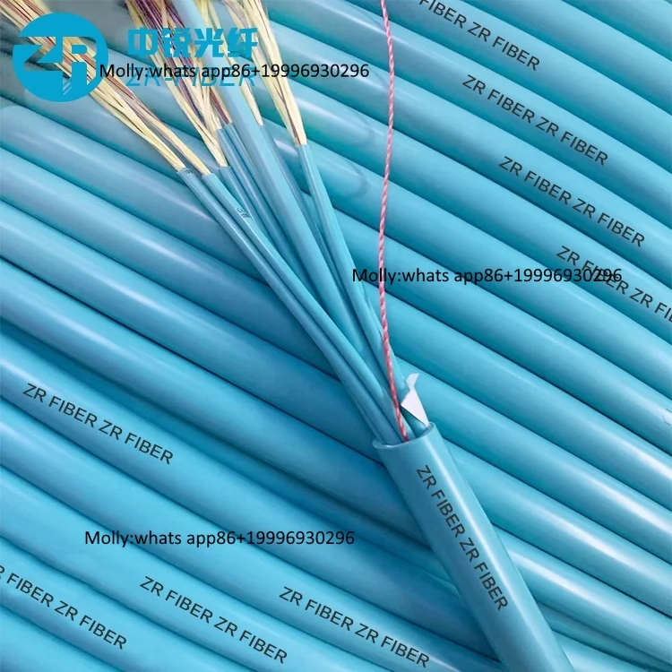 fibra optica cabo 2f 6f 8f 12f 24f 48f 72f 96f armored multi mode breakout tight buffer 2 core indoor fiber optic cable
