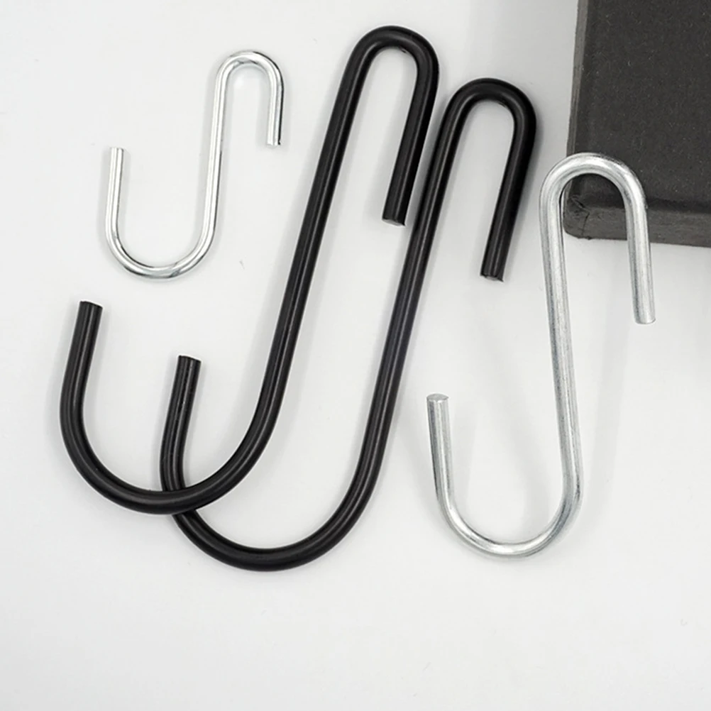 

30Pcs S Type Hooks Heavy Duty Metal Hangers Kitchen Multifunction for Pots Pans Utensils Closet Bathroom Tidy S Type Hooks