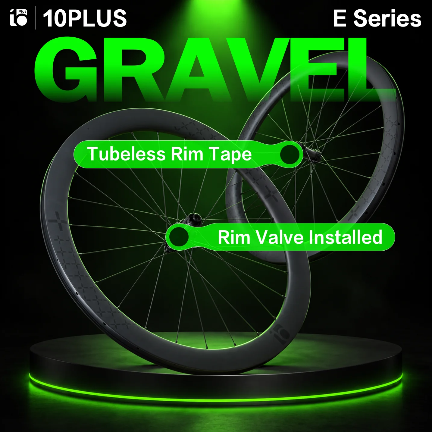 10PLUS 45T Star Ratchet Carbon Wheelset 700C Disc Center Lock Ceramic Bearings Tubeless Pillar Spoke Handbuilt