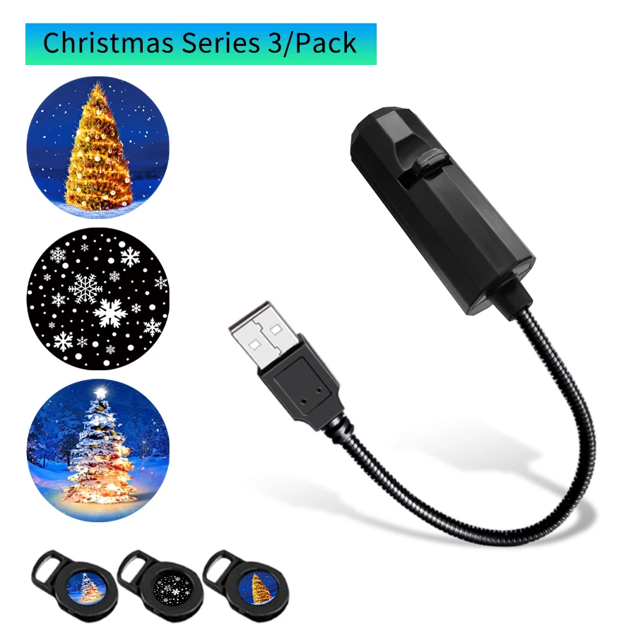Led Halloween Mond Lampe USB Projektor Nachtlicht Weihnachten Urlaub Ornamente für Decke Wand Atmosphäre Stimmung Licht Einstellbar