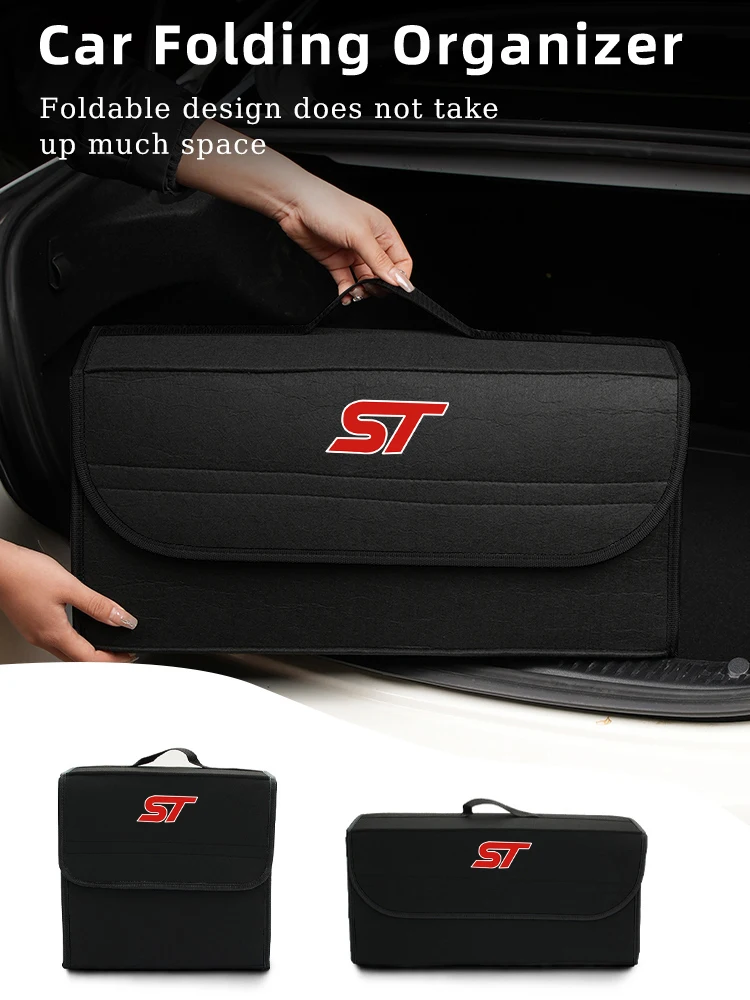 Sac de rangement pour coffre de voiture, pliable, pour Ford ST Focus mk2 mk3 Fiesta mk7 Ranger Mondeo mk4 S-MAX Kuga