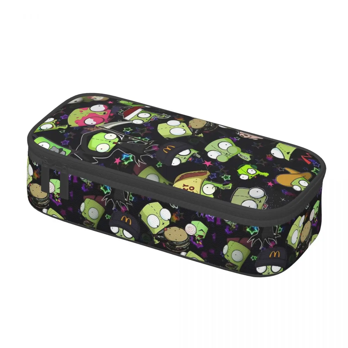Cute Invaders Zims Pencil Cases Cartoon Pencilcases Pen for Student Big Capacity Pencil Bags Students School Zipper Stationery