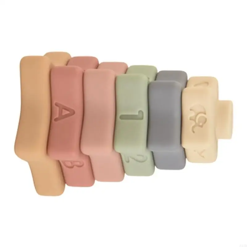 F62d Baby Soft Toy Stapeling Steckung Spielzeugbauch für Zeitbau Block Vorschule Acti