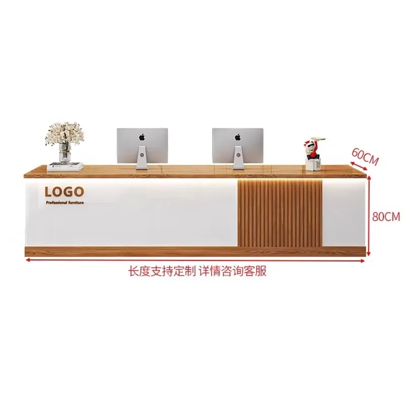 مكاتب الملحقات الحديثة الفاخرة الاستقبال صالون تجميل مكتب الاستقبال الديكور Escritorio De Recepcion الأثاث التجاري