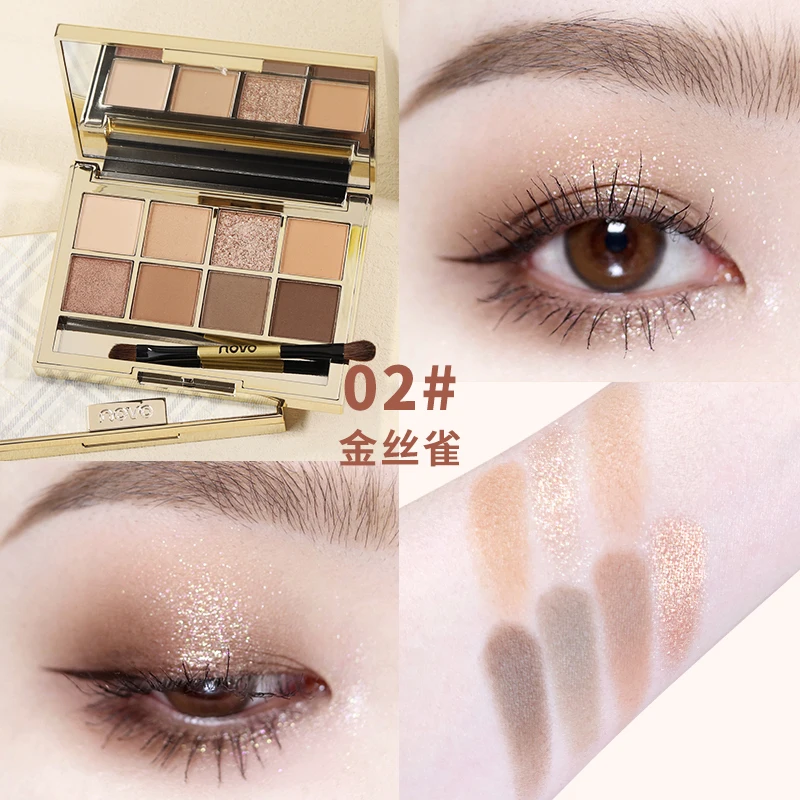 

Luxurious Fashionable Diamond Eye Shadow Palette Matte Shimmer Soft Eyeshadow Powder High Pigment Waterproof Long-wearing Makeup