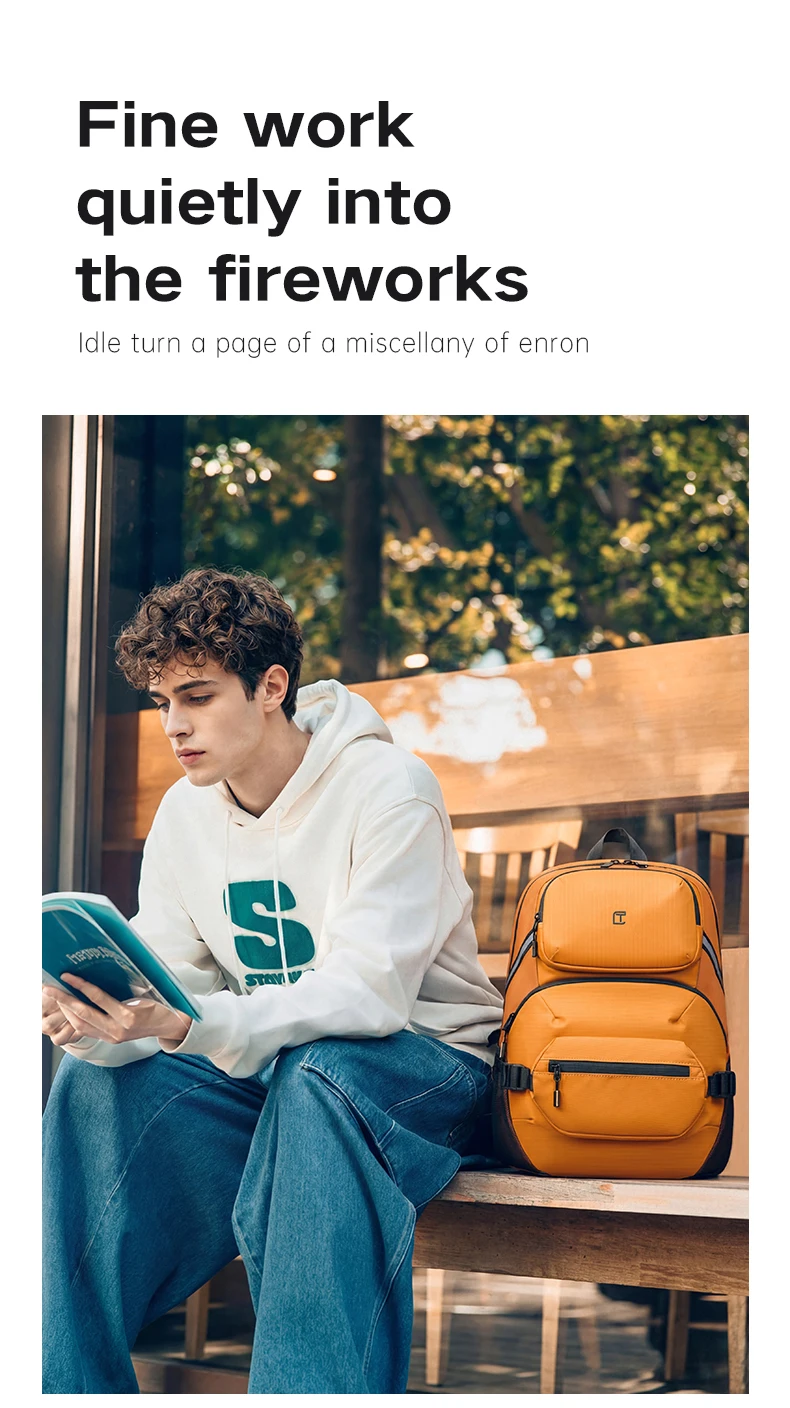 TANGCOOL Convertible Detachable Pocket Backpack Fits 17.3 Inch Notebook Waterproof Ventilated Back Panel Travel Luggage Bag