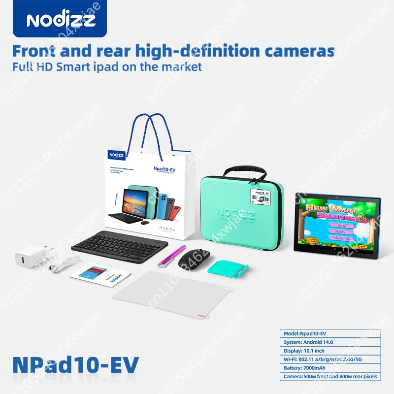 تابلت جديد مقاس 10.1 بوصة مزود بلوحة مفاتيح روسية وحقيبة تخزين |   تصميم نحيف عالي الجودة