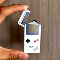 Metal Game Console Shaped Arc Lighter Portable Windproof Electronic Pulse Digital Display Lighter Men Gift Cigarette Accessories