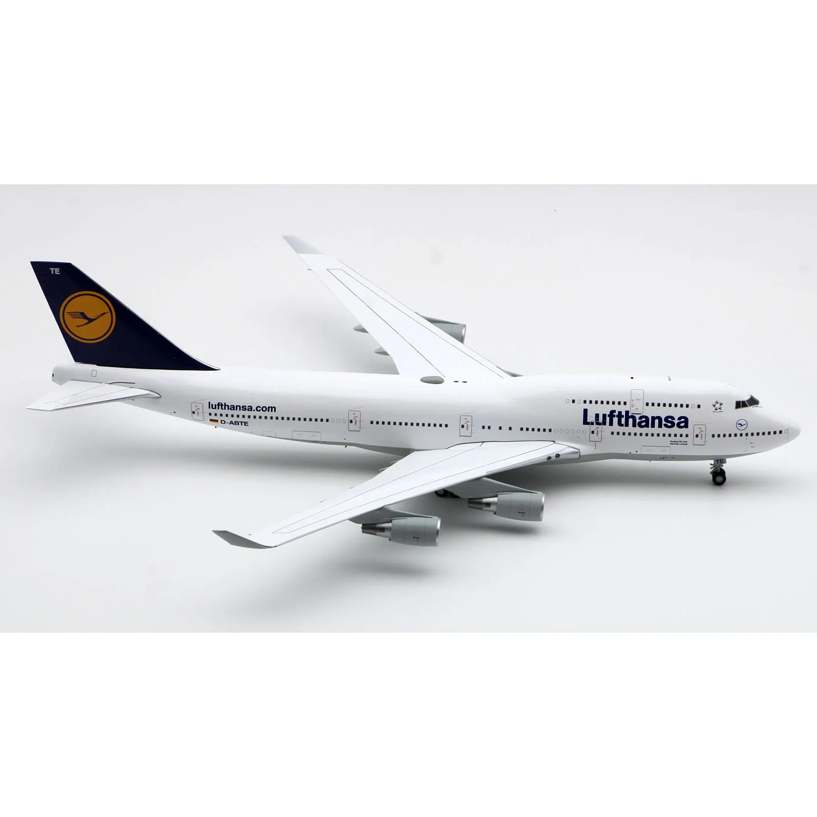 Avión coleccionable de aleación, modelo de avión Jet de aleación XX20315, regalo JC Wings 1:200 Lufthansa "StarAlliance", Boeing B747-400, fundido a presión, D-ABTE