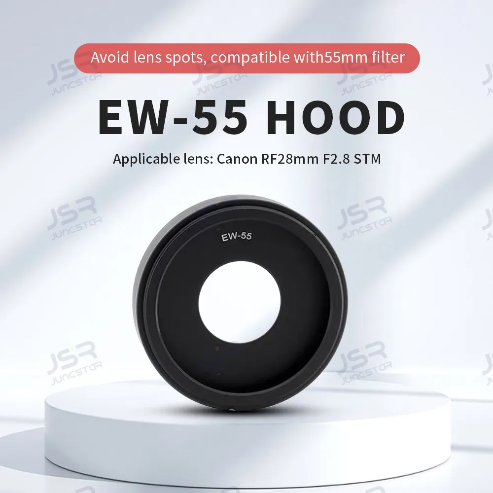 EW-55 Light Shield RF 28mm F2.8 STM Lens R50 R6 R5 R62 R8 R7 R10 Micro Single Camera Accessories RF28 2.8