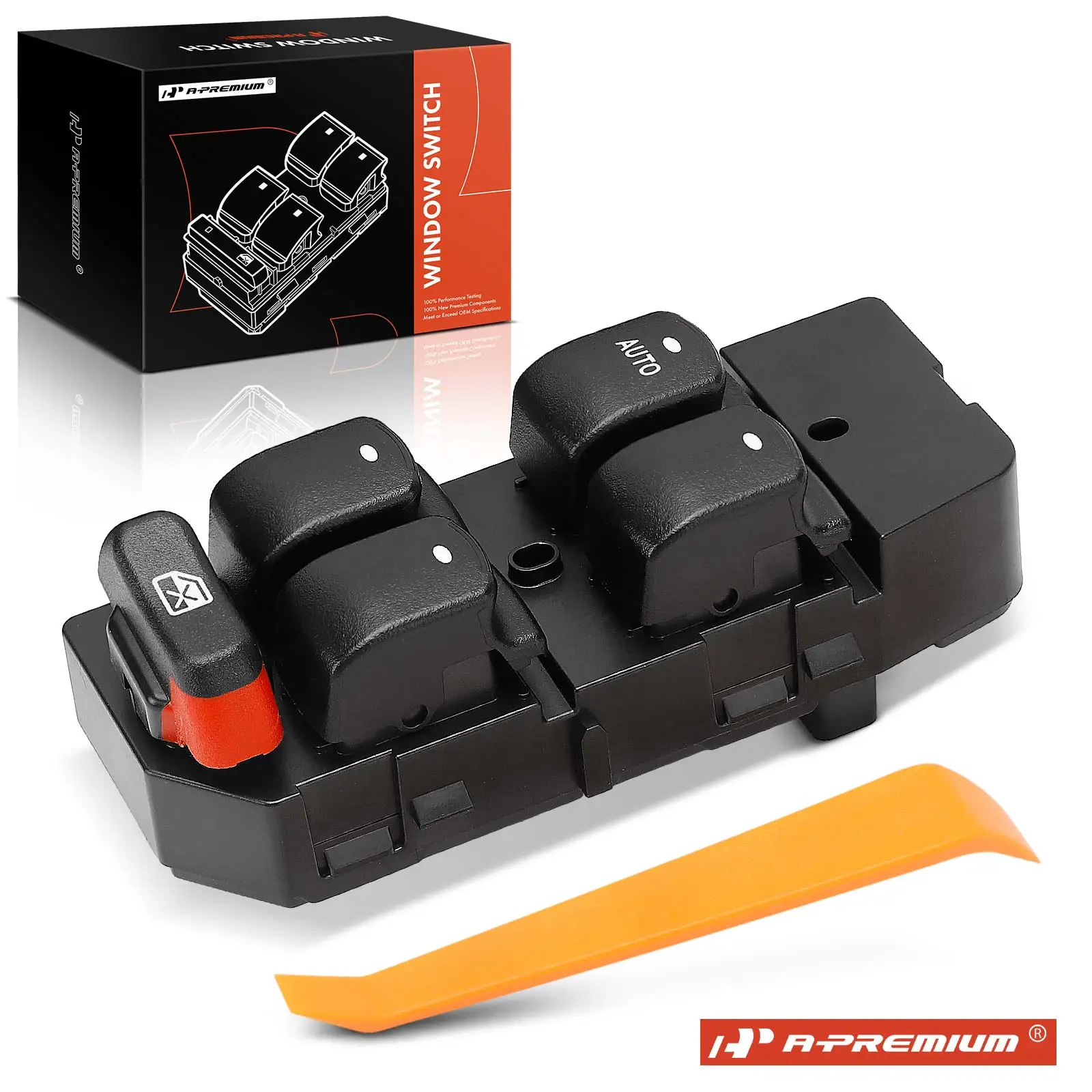 A-Premium Front Left Black Power Window Switch for Chevrolet Malibu 2008-2012
