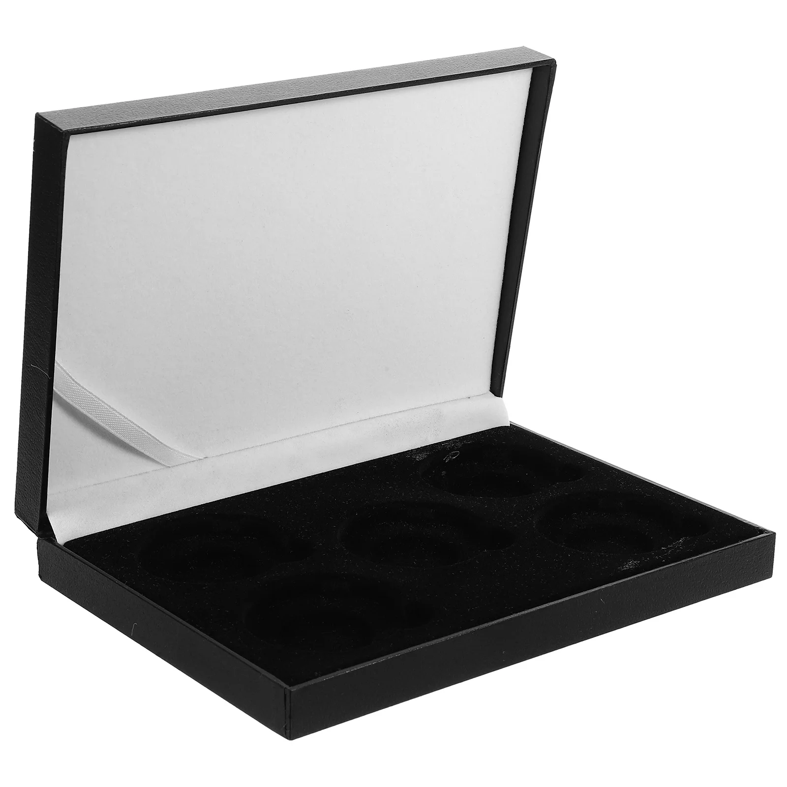 

Portable Coin Storage Box Simple Design Coin Display Case Protective Anti-Scratch Multi-Slots Collector Gift Small Box