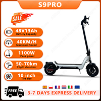 S9Pro EScooters 1100W Peak power 48V15AH Battery Large LED Display Electric Scooter 10\