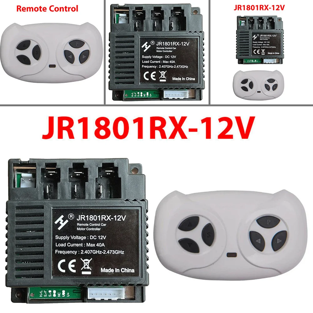 

1 Set JR1801RX-12V Children's Electric Vehicle Bluetooths Remote Control Receiver JR Remote Control Smooth Start Controller