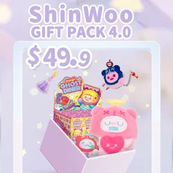 Buscando unicornio ShinWoo, paquete de regalo 4,0, caja ciega, figuras de acción coleccionables, bolsa de la suerte, caja misteriosa, regalos, juguetes, accesorio de oso fantasma