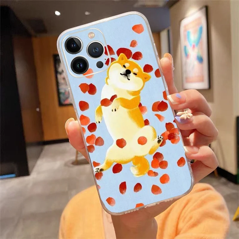 

Phone Case For iphone 17 Pro Max Air 17 16 15 14 13 Pro Max 15 16 Pro 15Plus Shiba Inu