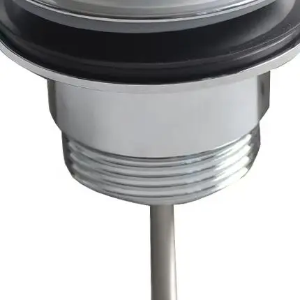 

Ceramic Drain Sink Drain Bathroom Basin Stopper Push-Release Brass Washbasin Drain Stainless Steel Construction Leak Proof