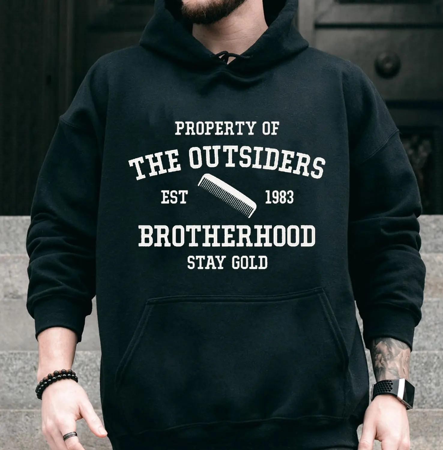 The Outsiders Unisex Hoodie Men Classics Tops Funny Graphic Long Sleeve Winter New in Hoodies Hooded Custom Many Colors Pullover