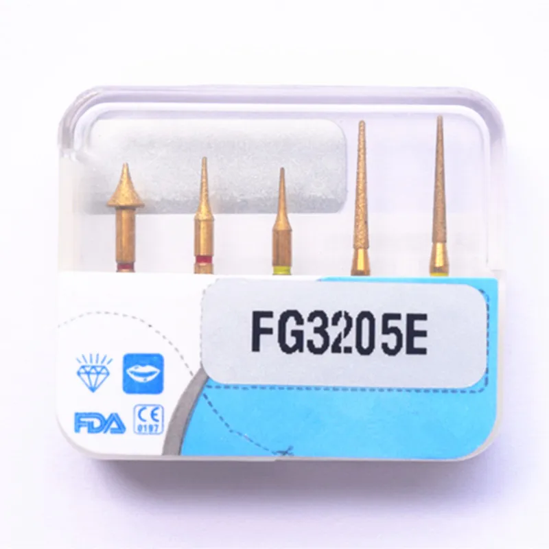 

5pcs/pack Dental preparation Burs Interproximal enamel reduction IPR burs Grind polishing bur FG3205E