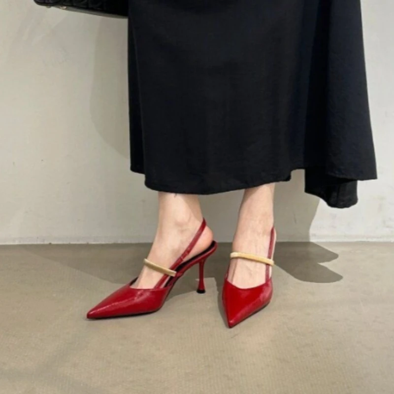 2026 Summer Low-Cut Comfortable Women's High Heels Brand Designer Women's Sandals Comfortable Non-Slip Walking Shopping Slippers view 2