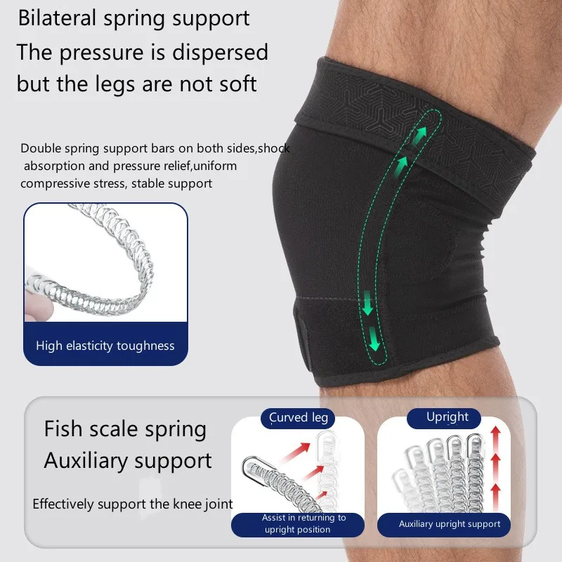 1PC Knee Brace with Side Stabilizers Relieve Meniscus Tear Knee Pain Joint Pain Relief Adjustable Knee Support Knee Pads
