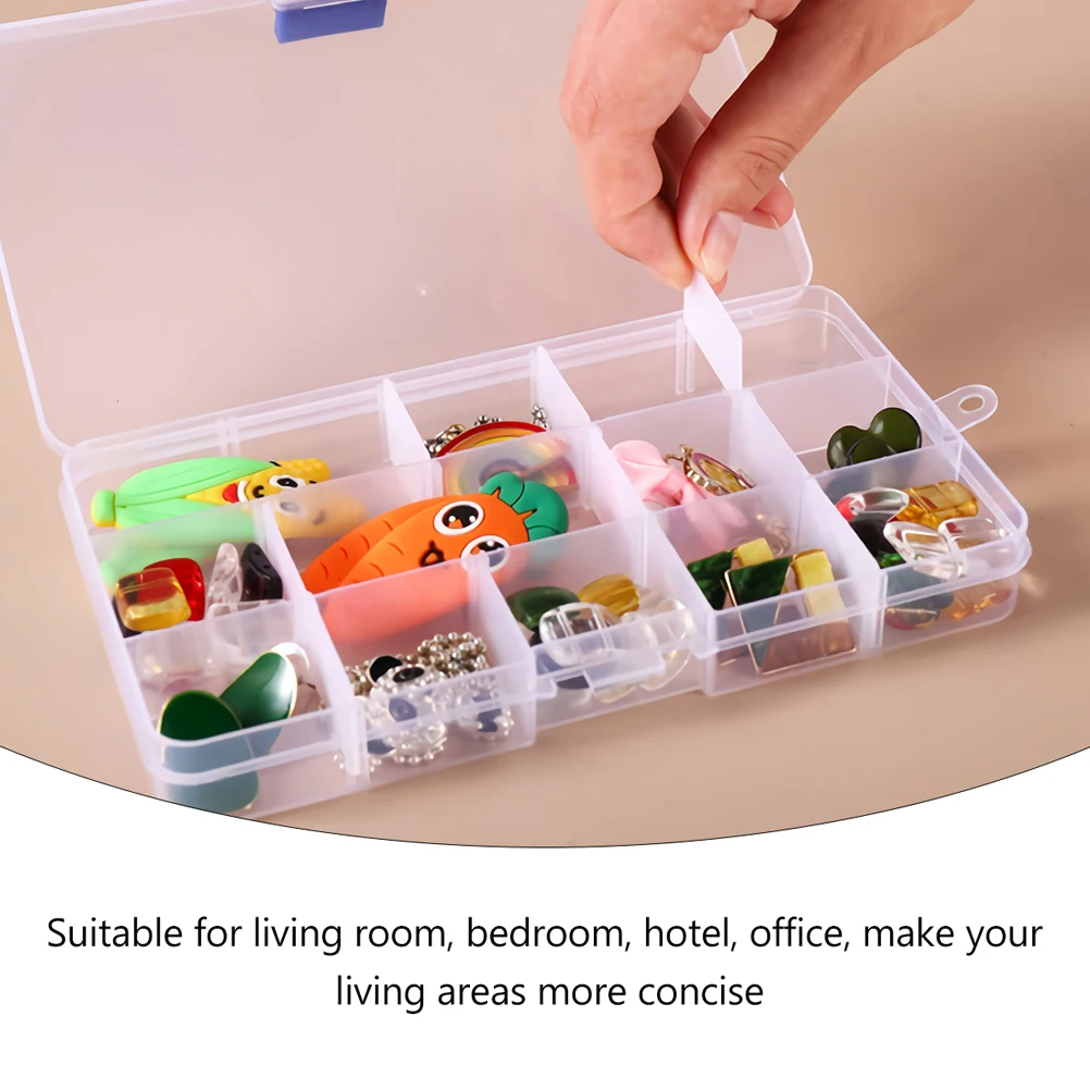 

3 Pcs Jewelry Box Plastic Storage Travel with Stackable Boxes Craft Supply Organizer